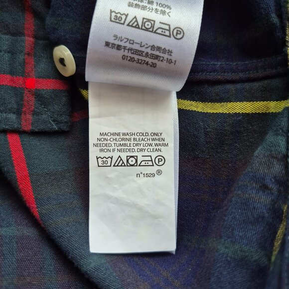 Polo Ralph Lauren Classic Fit Pony Shirt Men's XL Button Up Green Plaid - Picture 5 of 14